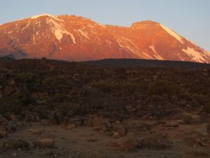 Kili_alpenglow